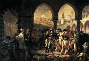 Baron Antoine-Jean Gros Napoleon Bonaparte Visiting the Plague-stricken at Jaffa china oil painting artist